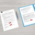 Redi-Tag 91037 Arrow Message Page Flag Refills, Red, 120 per Roll, Box of 6