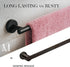Marmolux Acc 14 Inches Matte Black Hand Towel Holder, Bathroom Hardware Towel Bar, Stainless Steel Wall Mount