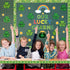 St. Patrick Shamrock Bulletin Board, 121P Classroom Decor with Clover Gold Rainbow Stockpot Cutouts for Home