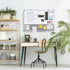 Magnetic White Board and Bulletin Cork Board Combination, 24 x 18 Inch Dry Erase Board Bulletin Combo Board for Home,