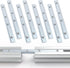 2020 Series Aluminum Profile Straight Line Connector, Inner Straight Bracket Fastener with M5 Screw, Pack of 8