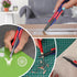 WORKPRO 2-In-1 Safety Utility Knife - Retractable Snap-off Blade, Metal Box Cutter Set with 10 Extra 9mm Blades, Pack
