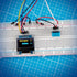 KEAcvise 3pcs 0.96 inch ssd1306 i2c OLED Display Screen Module - Compact self-Luminous mini LCD Screen for arduino