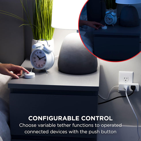 UltraPro Smart Plug WiFi Outlet with Tether, Dual Smart Outlet, Works with Alexa, Google Home