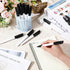 Affrolling 200 Pack 0.4mm Set, Ultra Fine Point Permanent Marker Bulk, Fine Tip Permanent Markers Quick Dry