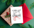 HOMEVAGE 5"x7" Thank You Card with Red Envelope Simple Appreciation & Gratitude Greeting Card Folded Premium Cardstock
