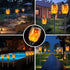 43'' 2 Pack YoungPower Large Solar Torch Lights Flickering Flames Torches, Waterproof Outdoor Flame Decoration Lighting