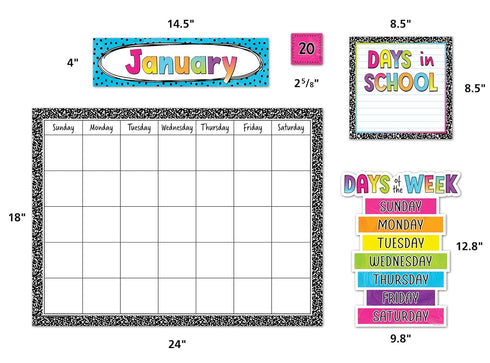 Teacher Created Resources Brights 4Ever Calendar Bulletin Board (TCR6921)