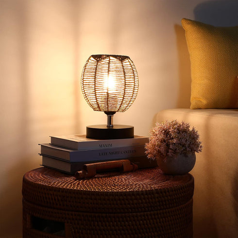 (15 15 cm) Wicker Lamp Shade for Hanging Lamp,Woven Pendant Lamp Shade Rattan Light Fixture Shade for Living Room