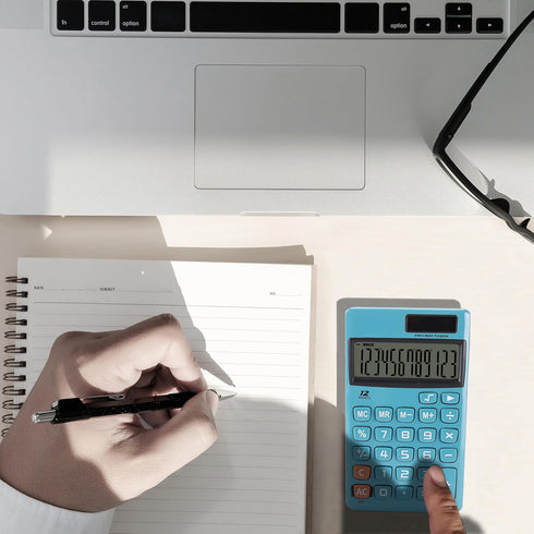 Mr. Pen Standard Function Calculator, 12 Digits Solar Calculator for Basic Office Use