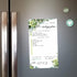 Boho Greenery Sticky Note Daily To-Do Planner, 50 Pages for Daily Tasks, Notes, Scheduling (6" x 10")