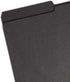 Smead Reversible File Folder, 1/2-Cut Printed Tab, Letter Size, Black, 100 per Box (10364)