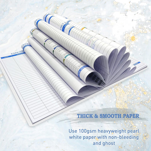 Planner/Account Anytimem,A5(8.6x5.9 inchs),100gsm Budget Planner - Monthly Finance Organizer with Expense Tracker