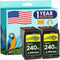 Mirone Remanufactured Ink Cartridges Combo Pack for Canon 240xl, Black Pixma MG3600 Ink Cartridge for Canon MG3620