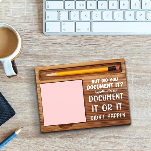 Funny Sticky Note Holder Gifts for School Administrator, Counselor, Psychologist, Office Desk Self-Stick Note Pad