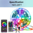 NBBUFF 3.28 ft Smart RGB LED Strip LightsControl via App or RemoteFeatures Music Sync and Timer FunctionsPerfect