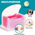 H4D 13 Pocket Accordion File Organizer, Coupon Receipt Holder, 7x4.5 Inches, Pink