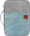 Mygreen Zipper Portfolio Organizer A4 Note Pouch, Waterproof Document Bags, Grey and Light Blue