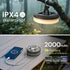 4 1 32.8FT 8 L LOHAS LED Upgraded Camping String Lights, in Quick Recovery Waterproof Camping Lights, with Lighting