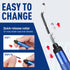 WORKPRO Deburring Tool with 11 Extra High Speed Steel Blades - 360 Degree Rotary Head for Metal, Plastic, Wood