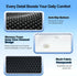 Tailbone Ergonomic Memory Foam Seat Cushion Hemorrhoid Pillow for Hip Sciatica and Pain Relief for Office Chair Car