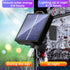 2 Pack 144ft 400 19 New Upgraded Solar Christmas String Lights Outdoor Waterproof Total Led Solar & USB Rechargeable