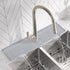20 inch 10 20 5.5, Amerner Kitchen Sink Splash Guard, Large Slope & Adaptable Hole Faucet Mat for Kitchen Sink