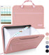 Sooez Heavy Duty Accordion File Organizer, Portable 12 Pockets Expanding File Folders for School & Office Supplies