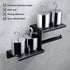 AIDILI 304 Adhesive Toilet Paper Holder with Double Shelf, No Drilling Wall Mount Toilet Tissue Roll Holder, Rustproof