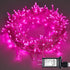 ILLUMINEW Pink String Lights Outdoor Valentines Day Decorations, 8 Modes Fairy Christmas