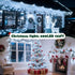 132FT 400 8 Christmas String Lights LED Cool White Dark Green Wire, Indoor Outdoor Waterproof Fairy Lights with Modes
