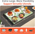 Countertop 8-Level Food Warming Mat for Electric Heating Mat for Food with Temp Control, Timer & Child Lock PI Graphene