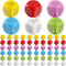 Libima 60 Pcs Wood Activity Cube Cubes Set Conversation Wood Question Dice Social