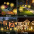 2Pack 150LED suddus Solar Garden Lights Outdoor Waterproof Decorative, Firework Lights, Solar Fairy Lights for Yard