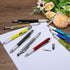 MECCANIXITY 4pcs 6 in 1 Multitool Tech Tool Pen Gifts for Men, Green with Ballpoint Pen, Ruler, Screwdriver, Stylus