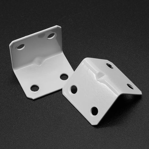 Biaungdo 12 26 26 32mm 90 4 Pcs White Metal Corner Brace, x x L Shape Shelf Bracket, Degree Right Angle L Brackets