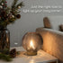 LUSHARBOR Battery Operated Lamp with Timer, Small Glass Table Lamp, Decorative Cordless Battery Powered Bedside Lamps
