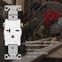 Maxxima 20A Single Receptacle Outlet, 2 Pack, 250 VAC Commercial Grade White Electrical Outlet for Renovations