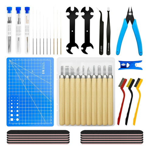 61 Pcs 3D Printer Tool Kit, 3D Print Accessories Set for Bambu Lab/Ender3/MK4, Includes Cleaning Tools