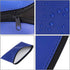 Zipper Bank Bags, 4-Pack PU Leather Cash & Coin Pouch with Zipper (Blue)