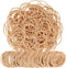 Rubber Bands Size 16, Light Brown, 600 Pcs for Office Supplies and File Folders