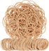 Rubber Bands Size 16, Light Brown, 600 Pcs for Office Supplies and File Folders
