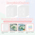 Axolotl Money Saving Challenge Binder, 100 Envelopes, A5 Budget Planner with Cash Envelopes, Laser Silver
