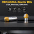 Set Set, 1/2 inch 5/8 inch 9/16 Core Box Router Bit Precision, Durability, and Versatility in One with Shank Cutting