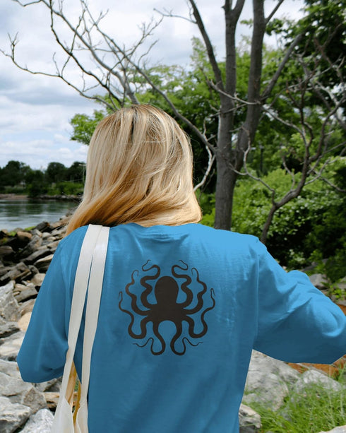 Reusable Octopus Cthulhu Squid Stencil 11" x 8.5" - Durable Crafting Tool for Various Projects