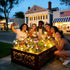 4 Pack 32LED 8 Solar Butterfly Ligths Outdoor Solar Power Garden Lights Firefly Butterfly Swaying Light Modes Realistic