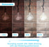G16.5 Bulb 4000K 4W, 40 E12 Bulb Dimmable, Bulbs 90+CRI 400LM, 12 Pack GvvooHome Light Neutral White, watt Equivalent