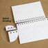 BAZIC PRODUCTS 50 3" 5" (519) B Ct. Spiral Bound X Ruled White Index Card