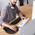 Gimars Upgrade Ergonomic Mouse Pad with Wrist Support, Superfine Fibre, Comfortable for Gaming & Office