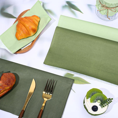 240 3 Whaline Sheets Sage Green Wax Paper Solid Green Deli Paper Colors Sandwich Wrapping Tissue Basket Liner for Food